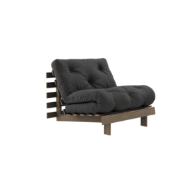Karup Design Roots 90 (sov) fåtölj johannesbröd brun/mörkgrå Karup Design Roots 90 (sov) fåtölj johannesbröd brun/mörkgrå