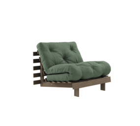 Karup Design Roots 90 (sov) fåtölj johannesbröd brun/olivgrön Karup Design Roots 90 (sov) fåtölj johannesbröd brun/olivgrön
