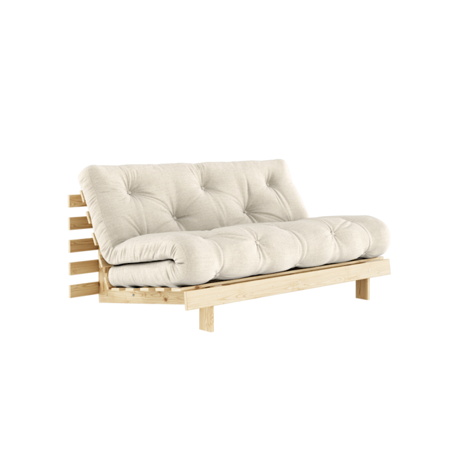 Karup Design Roots 160 (sove) sofa rå/linned - 123100914160