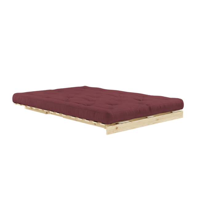 Karup Design Canapé Roots 140 (couchage) écru/bordeaux - 123100710140