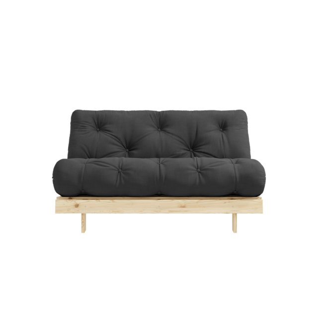 Karup Design Roots 140 (slaap)bank raw/donkergrijs - 123100734140
