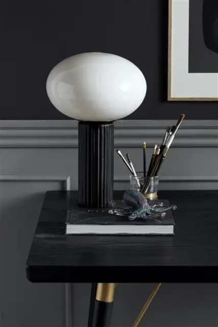 Nordal Dining table - black wood Nordal Dining table - black wood