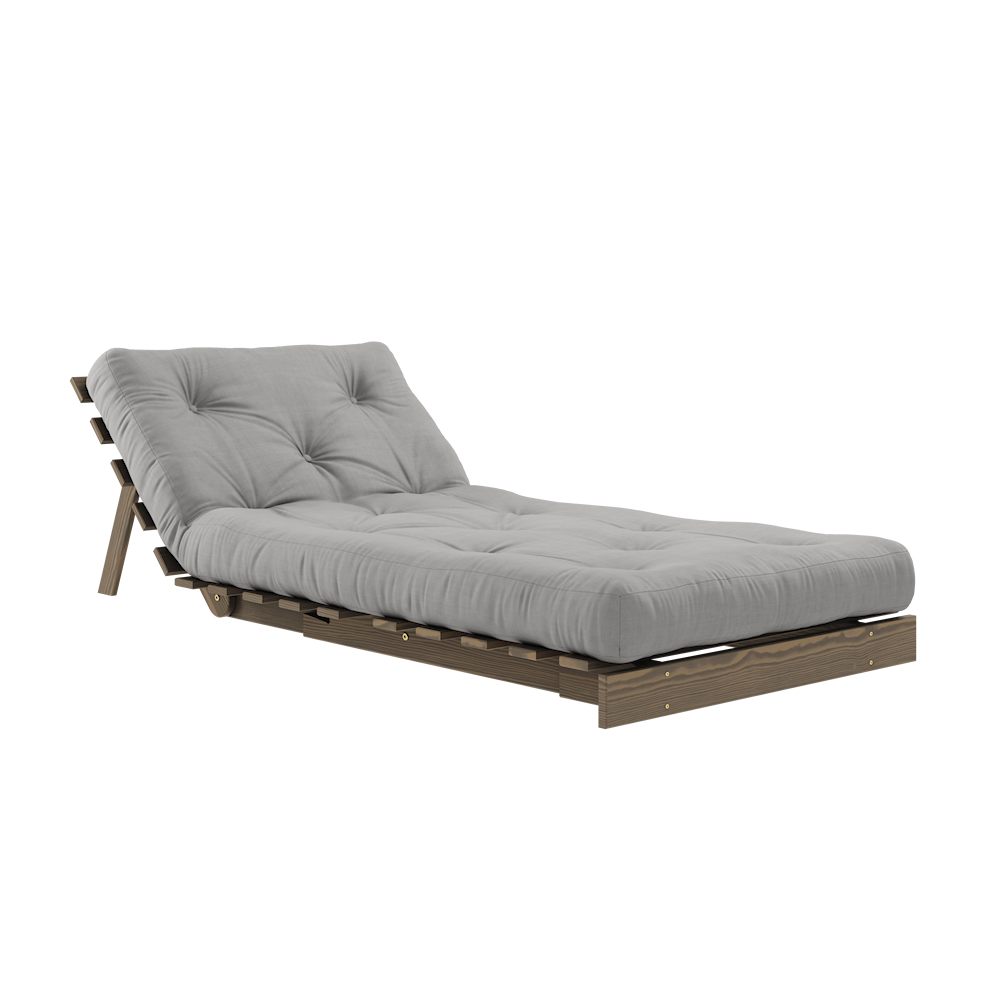 Karup Design Roots 90 (sleeping) armchair carob brown/grey - 123106746090 Karup Design Roots 90 (sleeping) armchair carob brown/grey - 123106746090