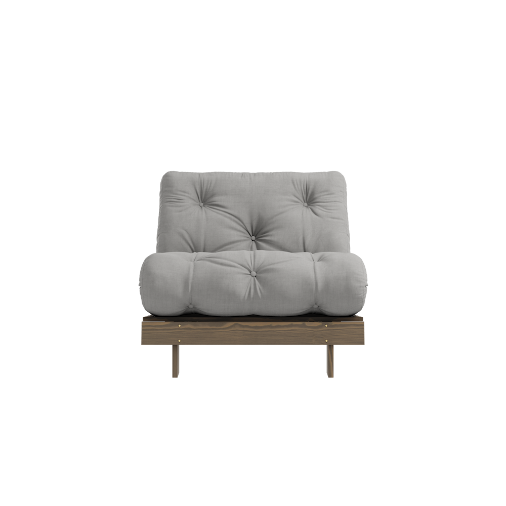 Karup Design Roots 90 (sleeping) armchair carob brown/grey - 123106746090 Karup Design Roots 90 (sleeping) armchair carob brown/grey - 123106746090