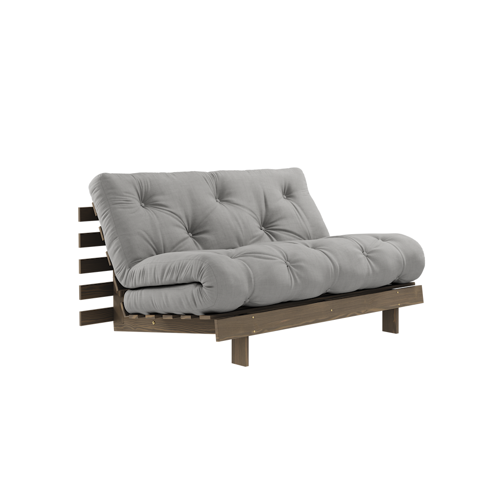 Karup Design Roots 140 (sofa)bed carob brown/grey - 123106746140 Karup Design Roots 140 (sofa)bed carob brown/grey - 123106746140