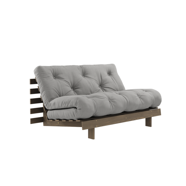 Karup Design Roots 140 (dormir) sofá marrón algarrobo/gris - 123106746140