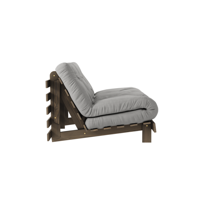 Karup Design Roots 140 (dormir) sofá marrón algarrobo/gris - 123106746140
