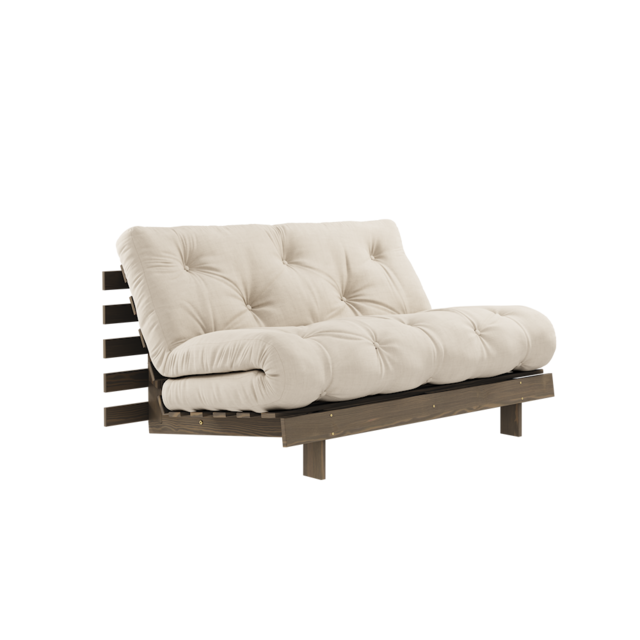 Karup Design Roots 140 (sove) sofa carob brun/beige - 123106747140