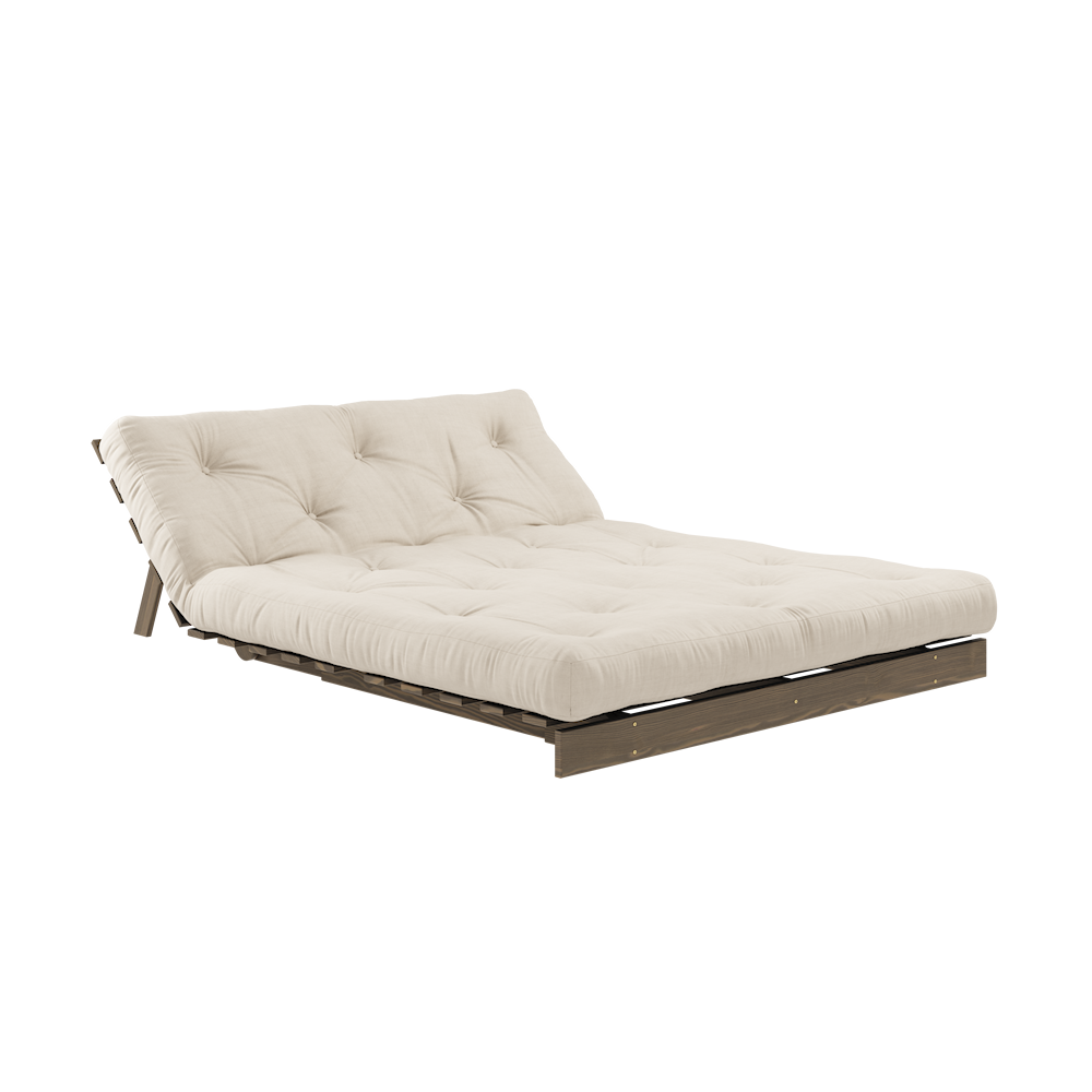 Karup Design Roots 140 (sov) soffa johannesbröd brun/beige - 123106747140 Karup Design Roots 140 (sov) soffa johannesbröd brun/beige - 123106747140