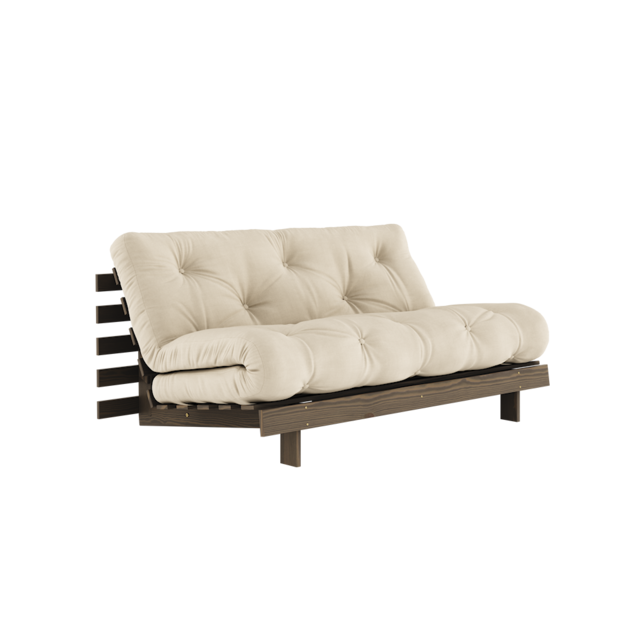Karup Design Roots 160 (sofa)bed carob brown/beige - 123106747160