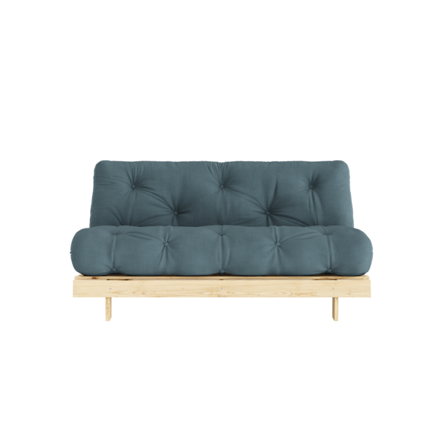 Karup Design Canapé Roots 160 (couchage) brut/bleu pétrole - 123100757160