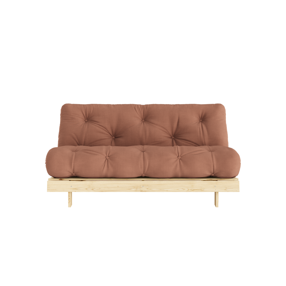 Karup Design Roots 160 (sove) sofa rå/lerbrun - 123100759160 Karup Design Roots 160 (sove) sofa rå/lerbrun - 123100759160