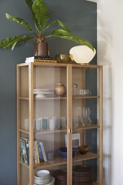 Hubsch Display case wood Hubsch Display case wood