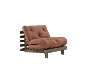 Karup Design Fauteuil Roots 90 (couchage) marron caroube/marron argile Karup Design Fauteuil Roots 90 (couchage) marron caroube/marron argile