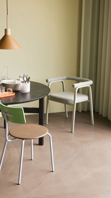 Hubsch Silla Ecto beige - 391902