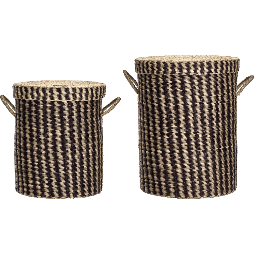 House Doctor Cesti per la biancheria naturale/marrone set da 2 pezzi - 266550280