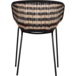House Doctor Hapur chair natural/black - 210940311