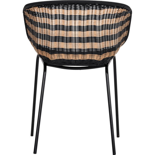 House Doctor Hapur chair natural/black - 210940311