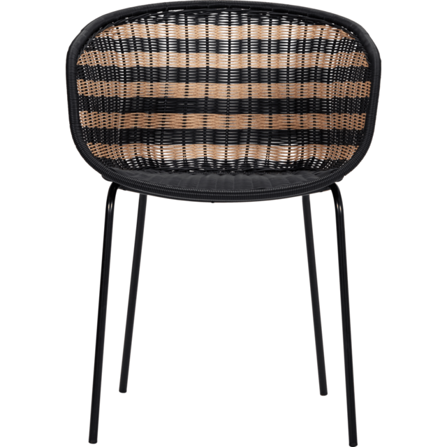 House Doctor Hapur chair natural/black - 210940311
