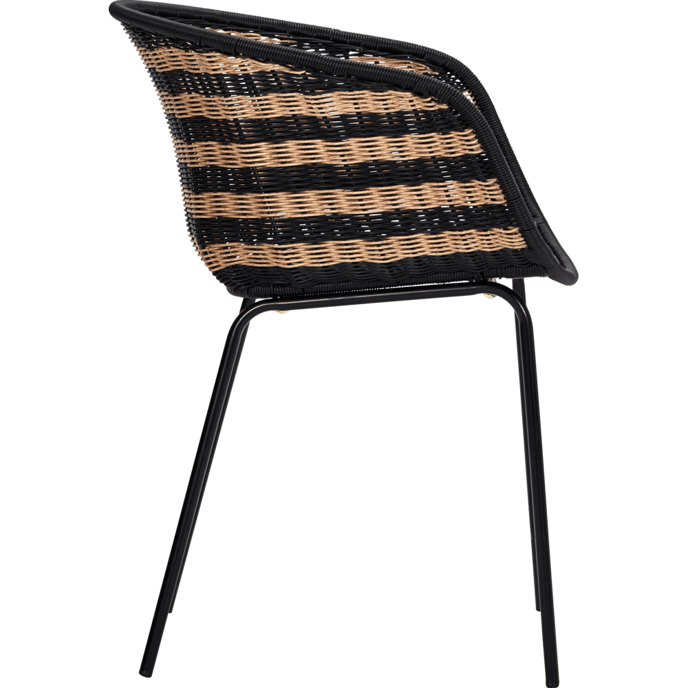 House Doctor Hapur chair natural/black - 210940311