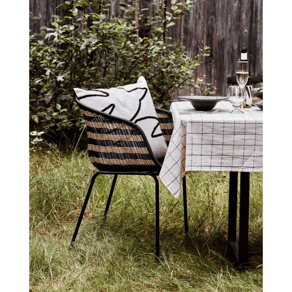 House Doctor Hapur chair natural/black - 210940311