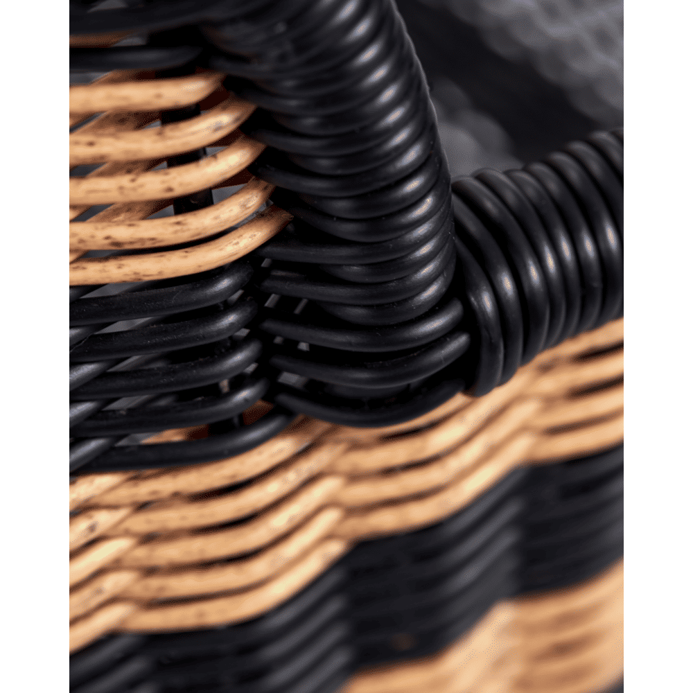 House Doctor Hapur lounge chair natural/black - 210940305 House Doctor Hapur lounge chair natural/black - 210940305