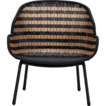 House Doctor Hapur chaise longue naturel/noir - 210940305 House Doctor Hapur chaise longue naturel/noir - 210940305