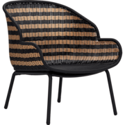 House Doctor Hapur sillón natural/negro - 210940305 House Doctor Hapur sillón natural/negro - 210940305