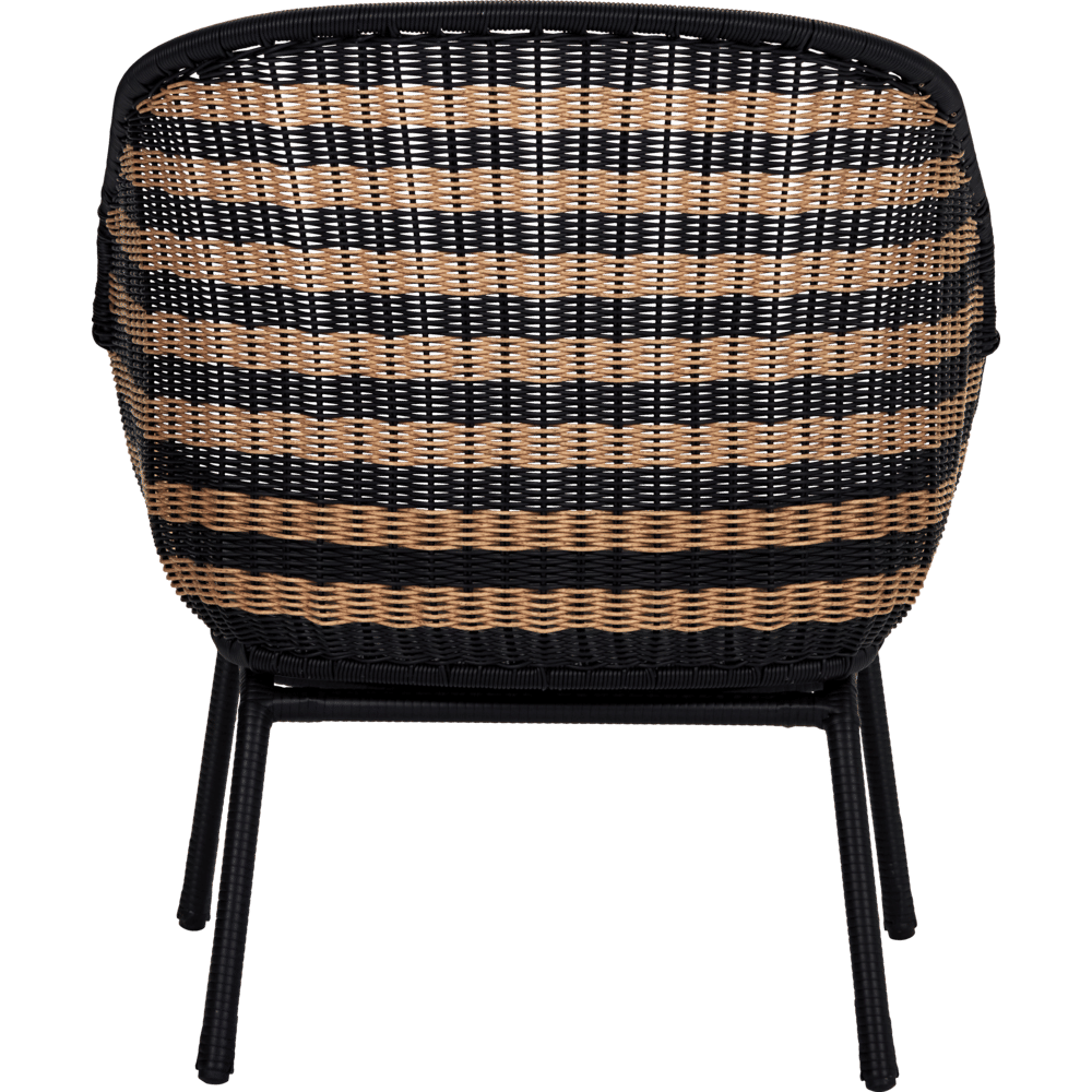 House Doctor Hapur chaise longue naturel/noir - 210940305 House Doctor Hapur chaise longue naturel/noir - 210940305