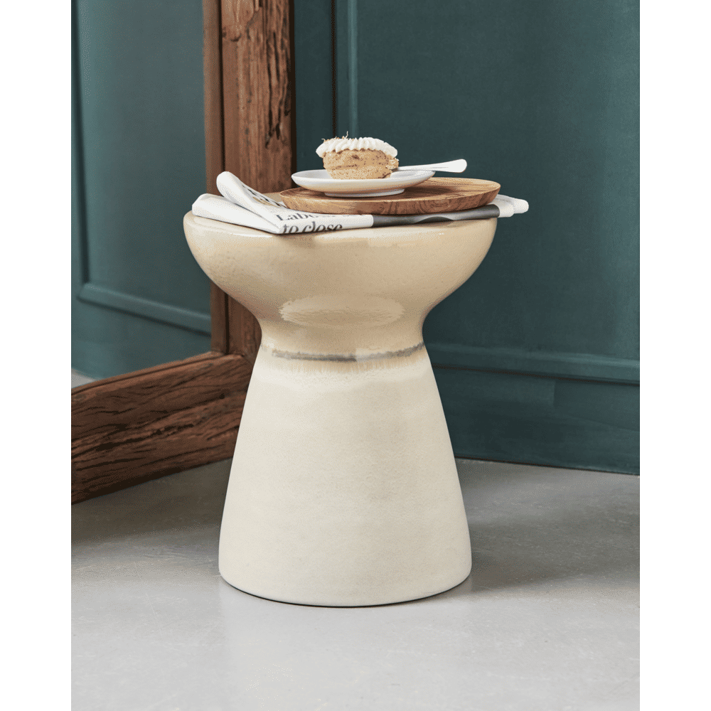 House Doctor Pablo stool/side table sand - 203840601