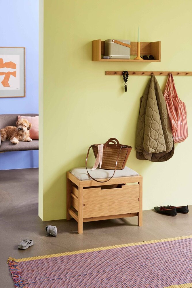 Hubsch Bifi benk sand/naturlig - 882024 Hubsch Bifi benk sand/naturlig - 882024