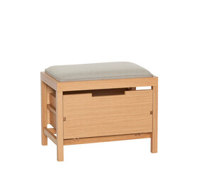 Hubsch Bifi bænk sand/naturlig Hubsch Bifi bænk sand/naturlig