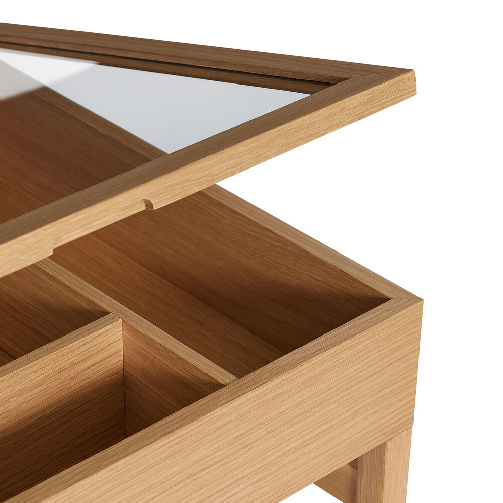 Hubsch Mesa de centro Glitz natural - 882017 Hubsch Mesa de centro Glitz natural - 882017