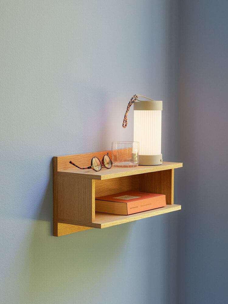 Hubsch Misty wall shelf natural - 882016 Hubsch Misty wall shelf natural - 882016