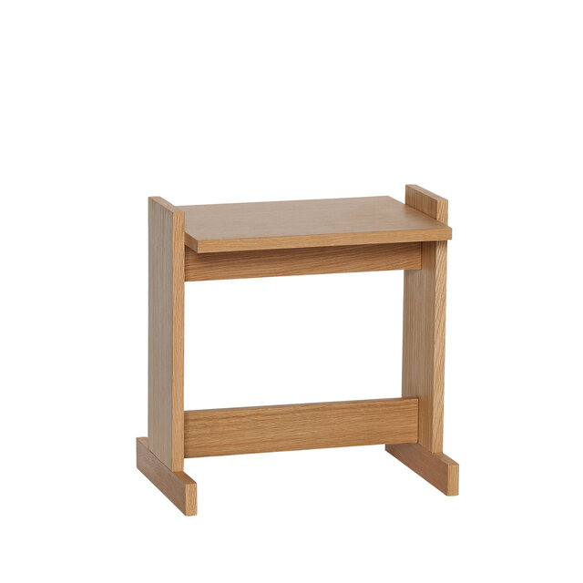 Hubsch Mesa auxiliar Futu natural - 882011