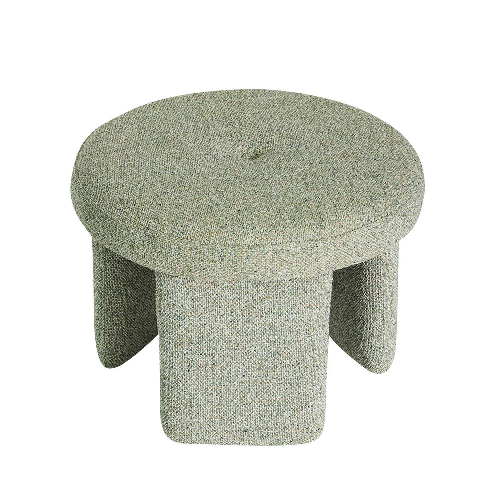 Hubsch Rocco pouf light green - 022012