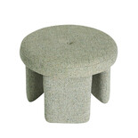 Hubsch Pouf Rocco verde chiaro - 022012 Hubsch Pouf Rocco verde chiaro - 022012