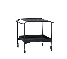 Hubsch Push trolley zwart Hubsch Push trolley zwart