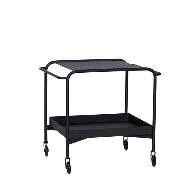 Hubsch Push trolley zwart - 022011