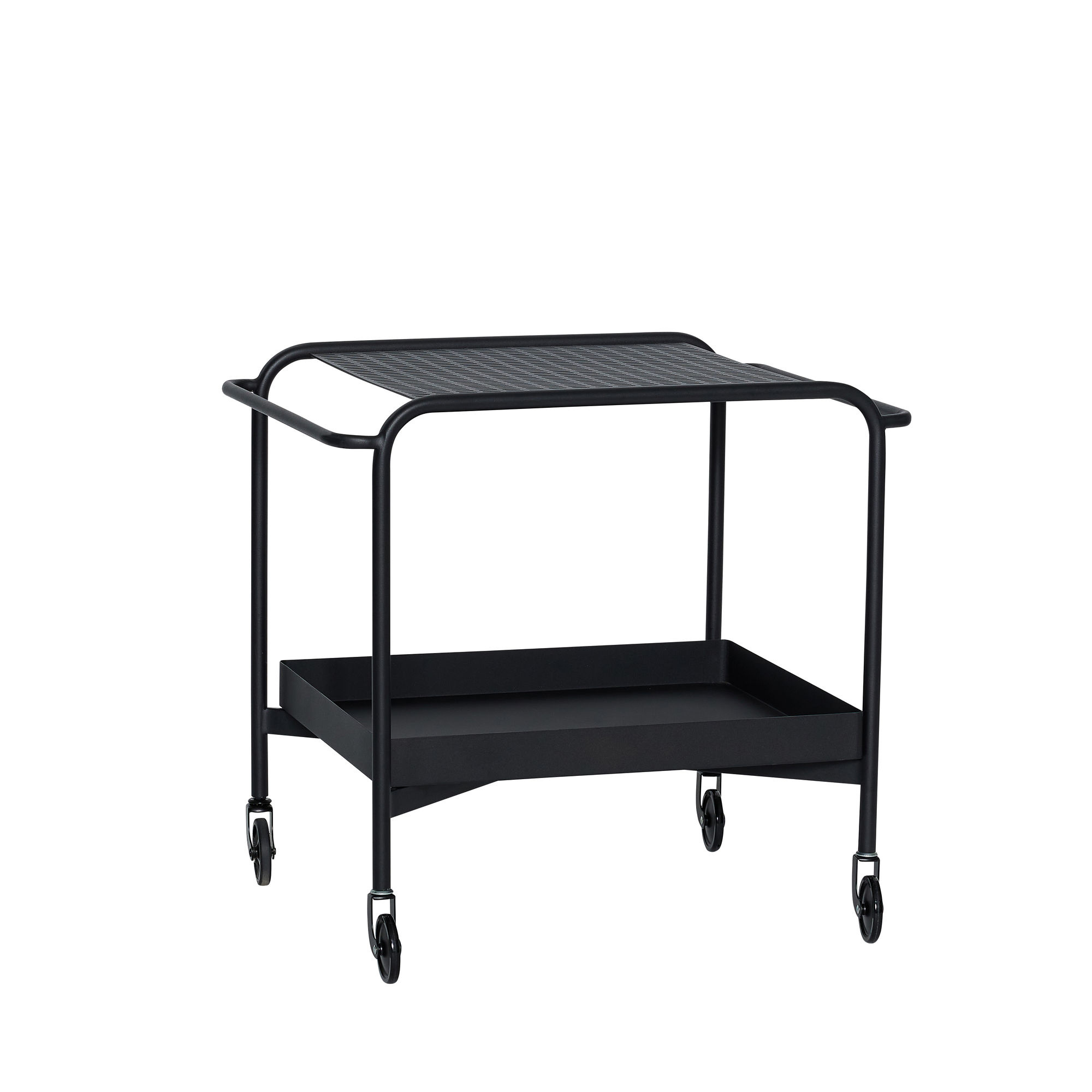 Hubsch Push trolley zwart - 022011