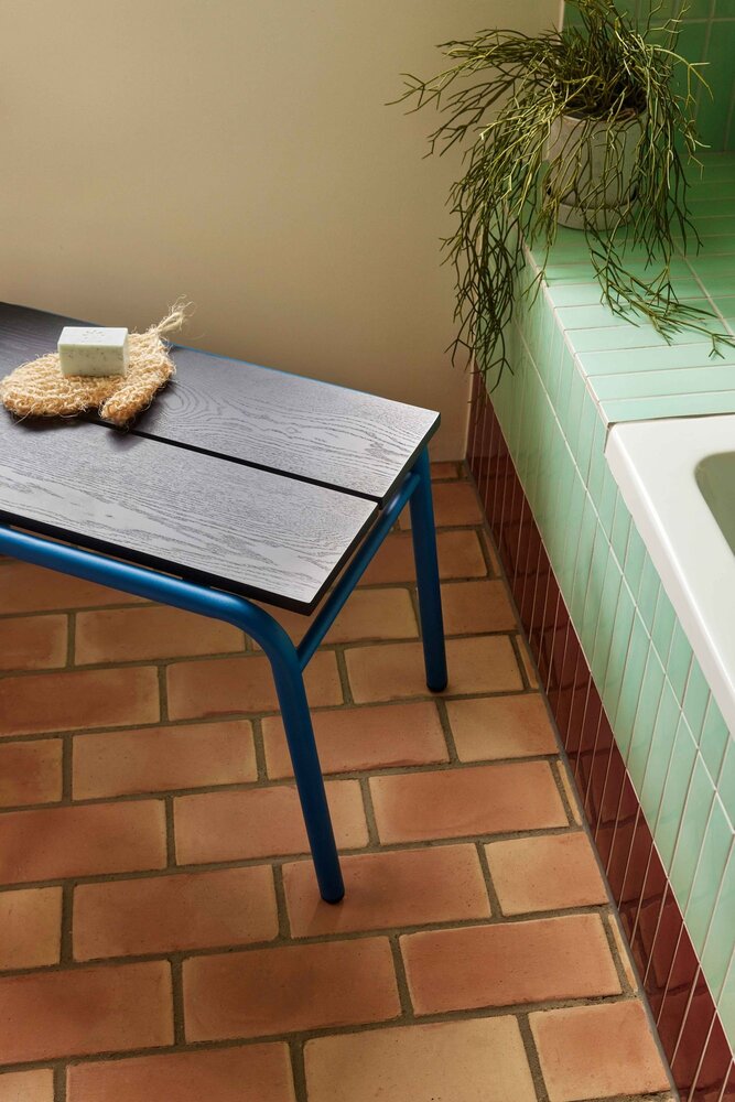 Hubsch Banc Koi bleu/bleu foncé - 022009 Hubsch Banc Koi bleu/bleu foncé - 022009