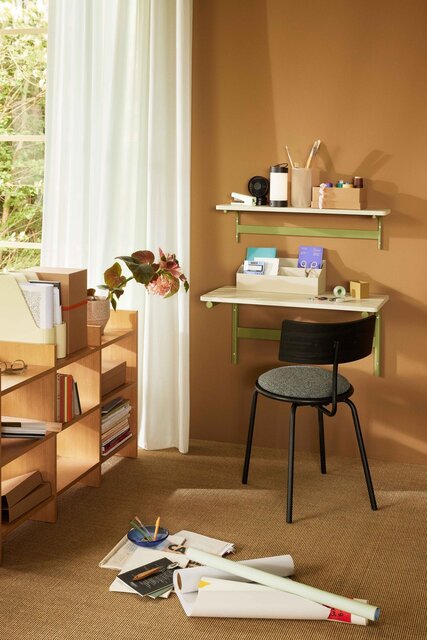 Hubsch Koi Bureau groen/grijs - 022006