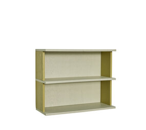 Hubsch Pep wall rack yellow/grey