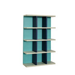 Hubsch Galaxy wandrek turquiose/blauw/grijs - 022004 Hubsch Galaxy wandrek turquiose/blauw/grijs - 022004