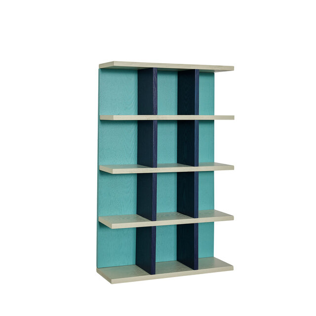 Hubsch Appendiabiti da parete Galaxy turchese/blu/grigio - 022004