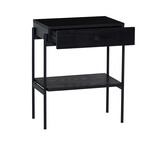 Hubsch Noir bedside table black - 022003 Hubsch Noir bedside table black - 022003