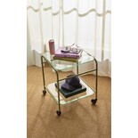 Hubsch Zephyr trolley groen - 022001 Hubsch Zephyr trolley groen - 022001