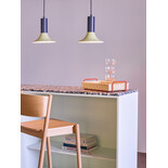 Hubsch Ljushängande lampa blå/ljusgrön - 962003