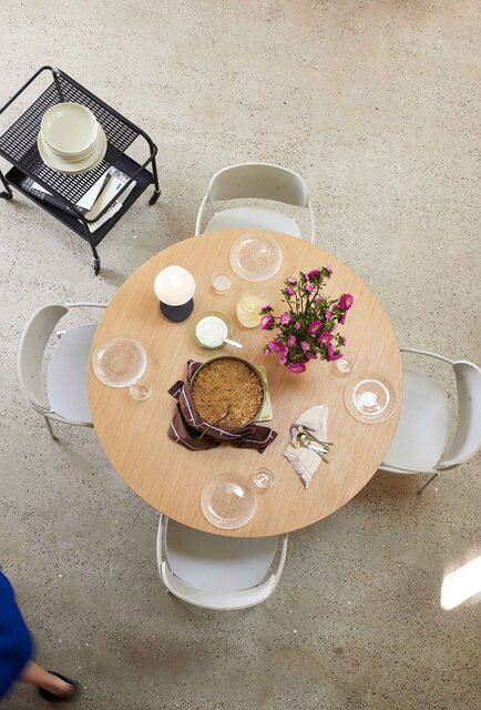 Hubsch Mesa de comedor recta natural - 882028