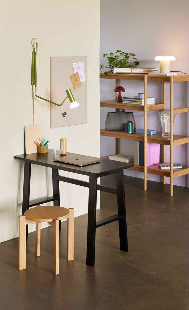 Hubsch Poke skrivebord svart - 882027